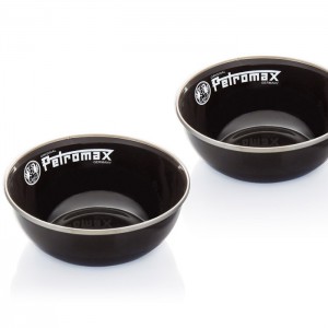 페트로막스 에나멜 보울 캠핑용 그릇(2개입) 블랙 PM-PX-BOWL-S