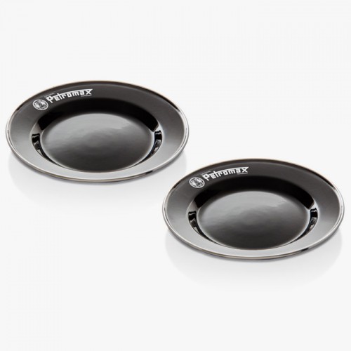 페트로막스 에나멜 플레이트 캠핑용 접시(2개입) 블랙 PM-PX-PLATE-S